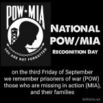 POW / MIA Recognition Day